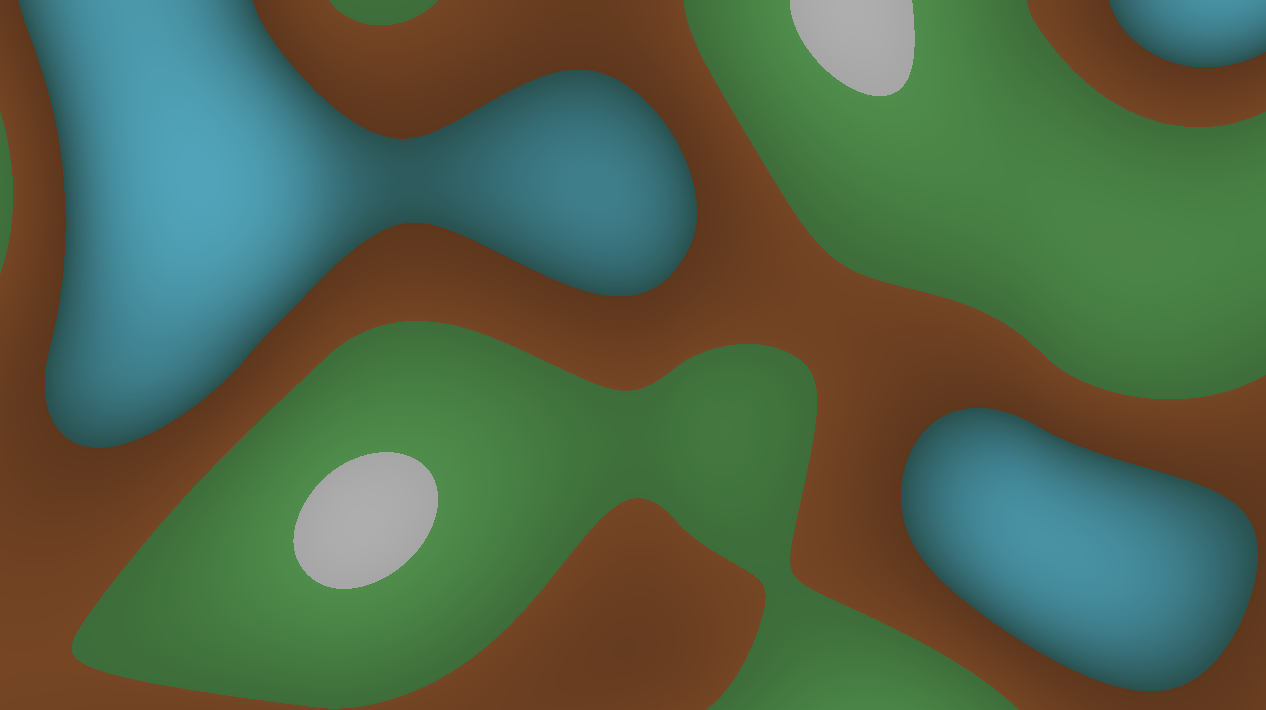 An image of a terrain generator, generated using Perlin noise.